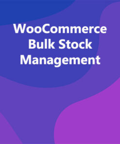 WooCommerce Bulk Stock Management