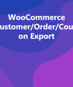 WooCommerce Customer/Order/Coupon Export