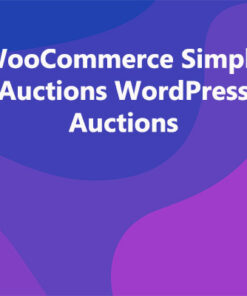 WooCommerce Simple Auctions WordPress Auctions