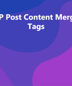 GP Post Content Merge Tags