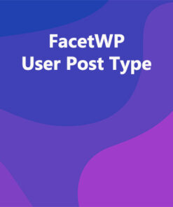 FacetWP User Post Type